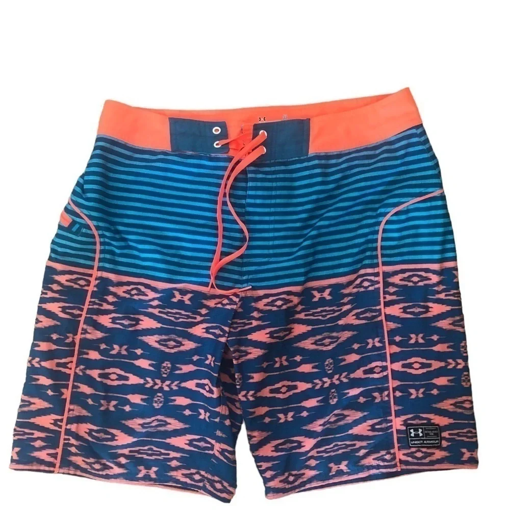 Under Armour Hanley Stretch Boardshort Heatgear Loose Swim Trunk Sz. 38 (XL)